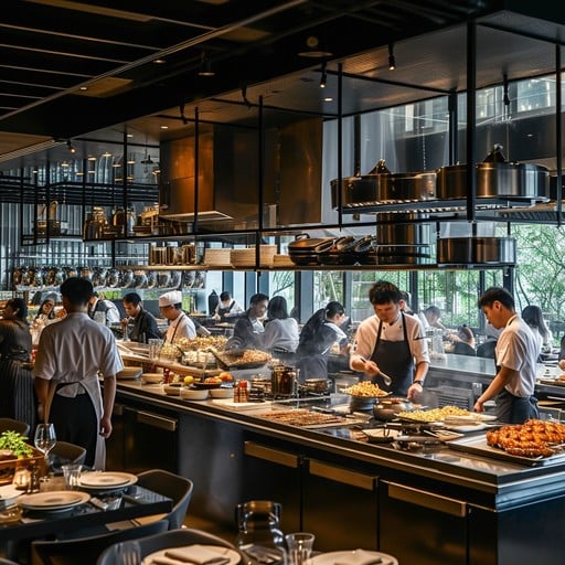 Spacious Food Preparation Units